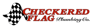 Checkered Flag Plumbing Logo